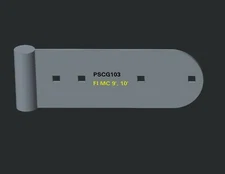 Snow Plow Curb Guards Set #103 Edge Saver Protector Fits Fisher MC 9' & 10'