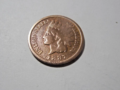 1887 Indian Head Penny in good condition.  But you decide!!!!!