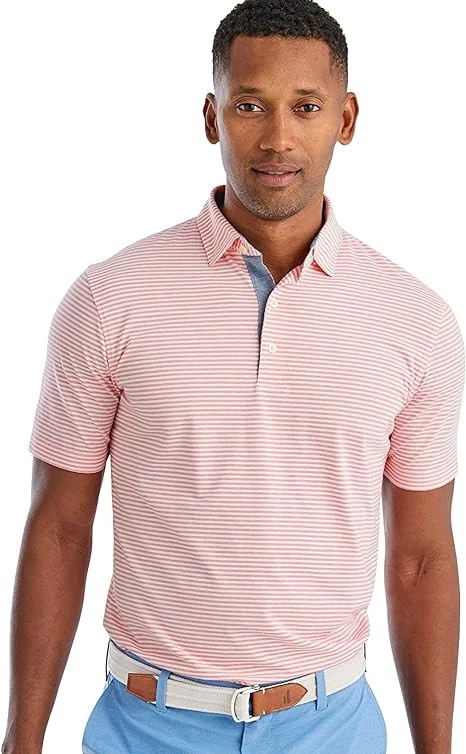 Camisa polo de manga corta Johnnie-O Torrey para hombre Foto 2 de 4