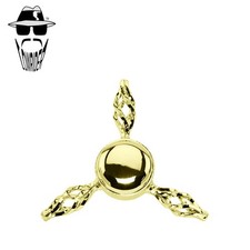ORIGINAL LOWRIDER Gold Triple Mini Cage Twist Knock-Off Spinner Cruiser Bicycle.
