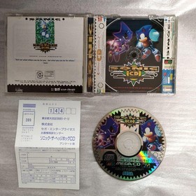 Confirmed Operation With Obi Mega Cd Sonic The Hedgehog JPN Limited Edition Rare