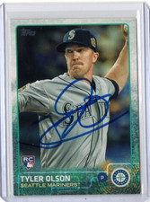 TYLER OLSON MLB Mariners 2015 Topps Auto Autographed Signed #US126 Card