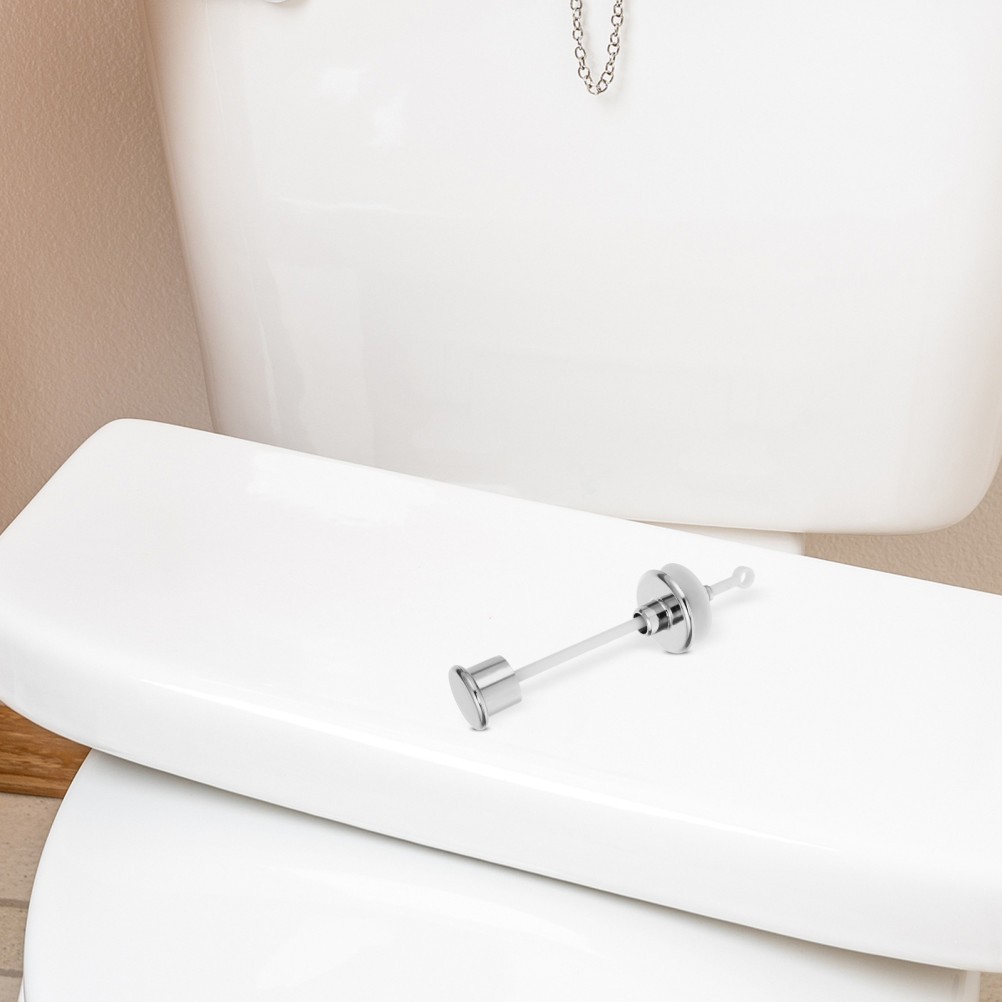  2 Pcs Toilet Lift Switch Tank Flush Button Assist Replacement Push Buttons