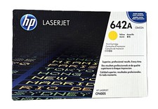 HP CB402A 642A Yellow Toner Cartridge OEM for LaserJet CP4005 NIB