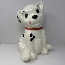 Disney 101 Dalmatian the Puppy Cookie Jar Treasure Craft Vintage Retired, Rolly