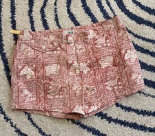 Vintage NOS. Reyn Spooner Hawaiian Swim Trunk Shorts Tiki Size 40 Talon Zip