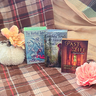 The Herbal Tarot Earthly Souls & Spirits Oracle Past Life Oracle Cards
