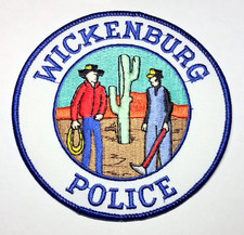 Wickenburg Arizona Police Patch - Old Style - FREE Tracked US Shipping!