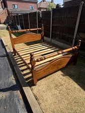Good Quality Pine Wooden King Size 5ft Bed Frame