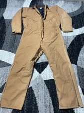 Vintage DICKIES Insulated Coveralls Mens 46/48 Regular Duck Quilted Lined *READ*