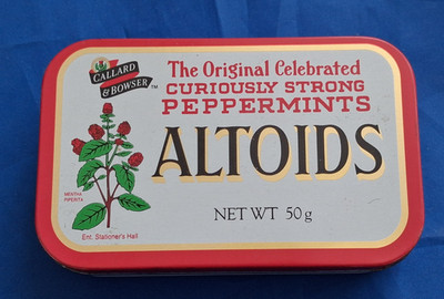 **LEER** (2017) ALTOIDS MINZEN DOSE FÜR SAMMLER, AUFBEWAHRUNG, BASTELN, SCHRAUBEN ETC.