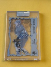 2021-22 Clear Cut Hockey Clearcut Winner Paul Cotter Signed Auto #CW-PC