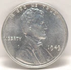 USA, 1942-D Lincoln Cent, KM-132, Red UNC+, NR, 5-8
