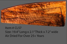 Claro walnut shotgun gunstock blank , cl57