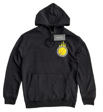 NWT Chemistry Hoodie Black Large State of Mind Basketball Flame Graphic Pullover