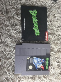 Vintage SHADOWGATE - NINTENDO NES GAME Tested Manual Retro Game 