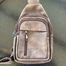 Sling Bag for Women - Crossbody Bags Fanny Pack with Vegan Leather - Adjustab...