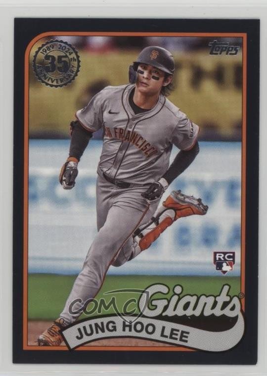 2024 Update 1989 Topps Baseball Black 74/299 Jung-Hoo Lee Jung Hoo #89US-28 1n8a