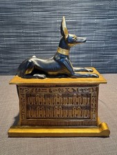 2000 Veronese Replik einer antiken Statue Anubis, Schwarzer Schakal