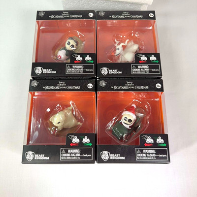 Tim Burton s Nightmare Before Christmas Pull-Back Toy Cars - FULL SET of 4 -NIB!
