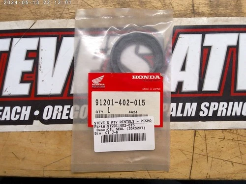 NOS HONDA OIL SEAL (35X52X7) 91201-402-015