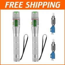 2PCS 100KM Visual Fault Locator - Reliable Fiber Optic Tester for Professionals