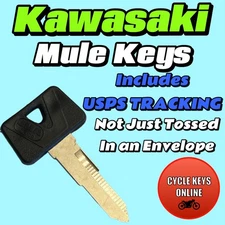 Kawasaki Mule keys cut by code replacement key codes B14434-B24421