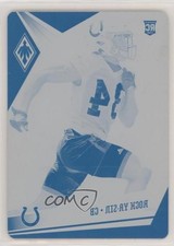 2019 Panini Phoenix Rookies Printing Plate Cyan 1/1 Rock Ya-Sin #181 0c3