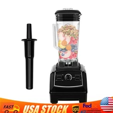 Heavy Duty Commercial Grade Countertop Blender with 8-Cup Glass Jar, Black 2200W