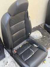 Vw Eos Front Seats 2008-2015 Black Leather Electronic Heated. Vw Eos Front Seats 2008-2015 Black Leather Electronic Heated.