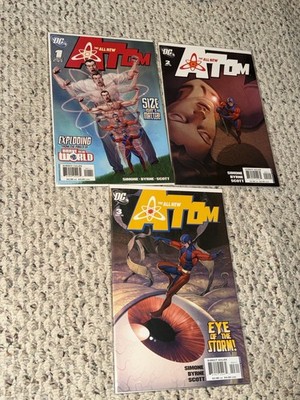 All New The Atom Comic Lot 1 2 3 Simone