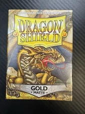 Dragon Shields Matte Sleeves - Gold (100ct)