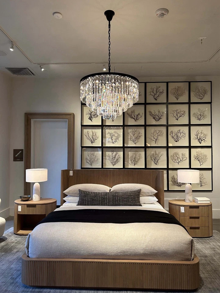 Люстра в стиле ар-деко Restoration Hardware диаметр 20 дюймов С (85) 9" L. Призмы - Изображение 4 из 4