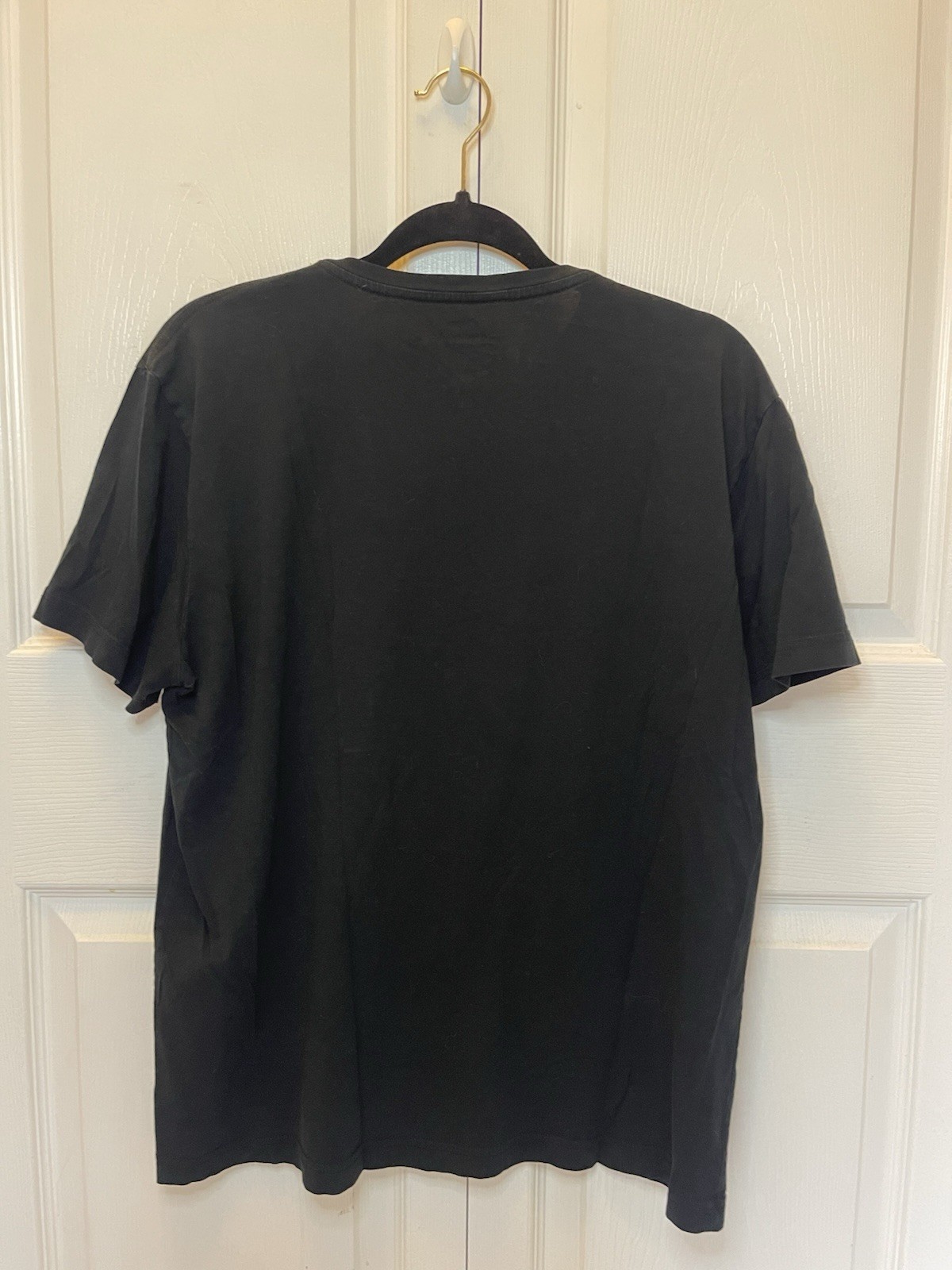 Lacoste Pima Cotton V-Neck Men's T-Shirt - Black - Size 6 thumbnail 4