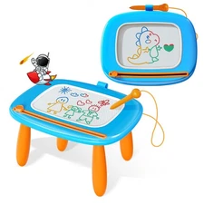 Magnetic Drawing Board Toddler Girl Toys for 1-2 Year Old Doodle Board Pad Le...