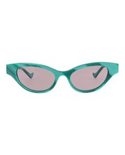 Gucci Womens Cat Eye Green Green Violet Fashion Designer Eyewear