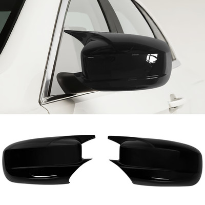 1 Pair Rearview Mirror Covers Custom For Dodge Charger 2011-2023 Glossy Black