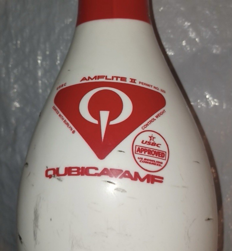 Quille De Bowling AMF Amflite II – Homologuée USBC – Bois Et Plastique – Vintage USA