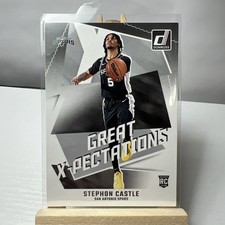 2024-25 Panini Donruss - Great X-Pectations Stephon Castle #1 (RC) Spurs K