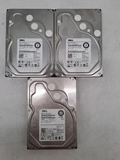 Lot of 3 Dell MG04SCA40EN 3.5" SAS Hard drive