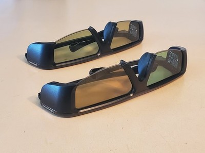 SAMSUNG LOT (2) 3D Active Glasses SSG-3100GB. Tested works.