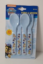 Paw Patrol Forks Spoons Set Toddlers Age 6 Months BPA Free Nickelodeon