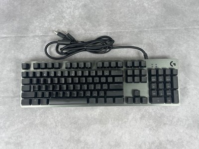 Logitech G512 Carbon GX Blue RGB Mechanical Gaming Keyboard Wired USB Black
