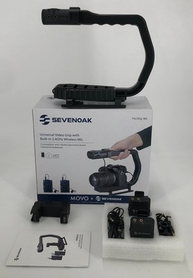Sevenoak MicRig-W2 Wireless Microphone Filmmaker Kit Video Grip w 2 Transmitters