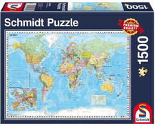NEW Schmidt Jigsaw Puzzle 1500 Pieces 12 Ages The World