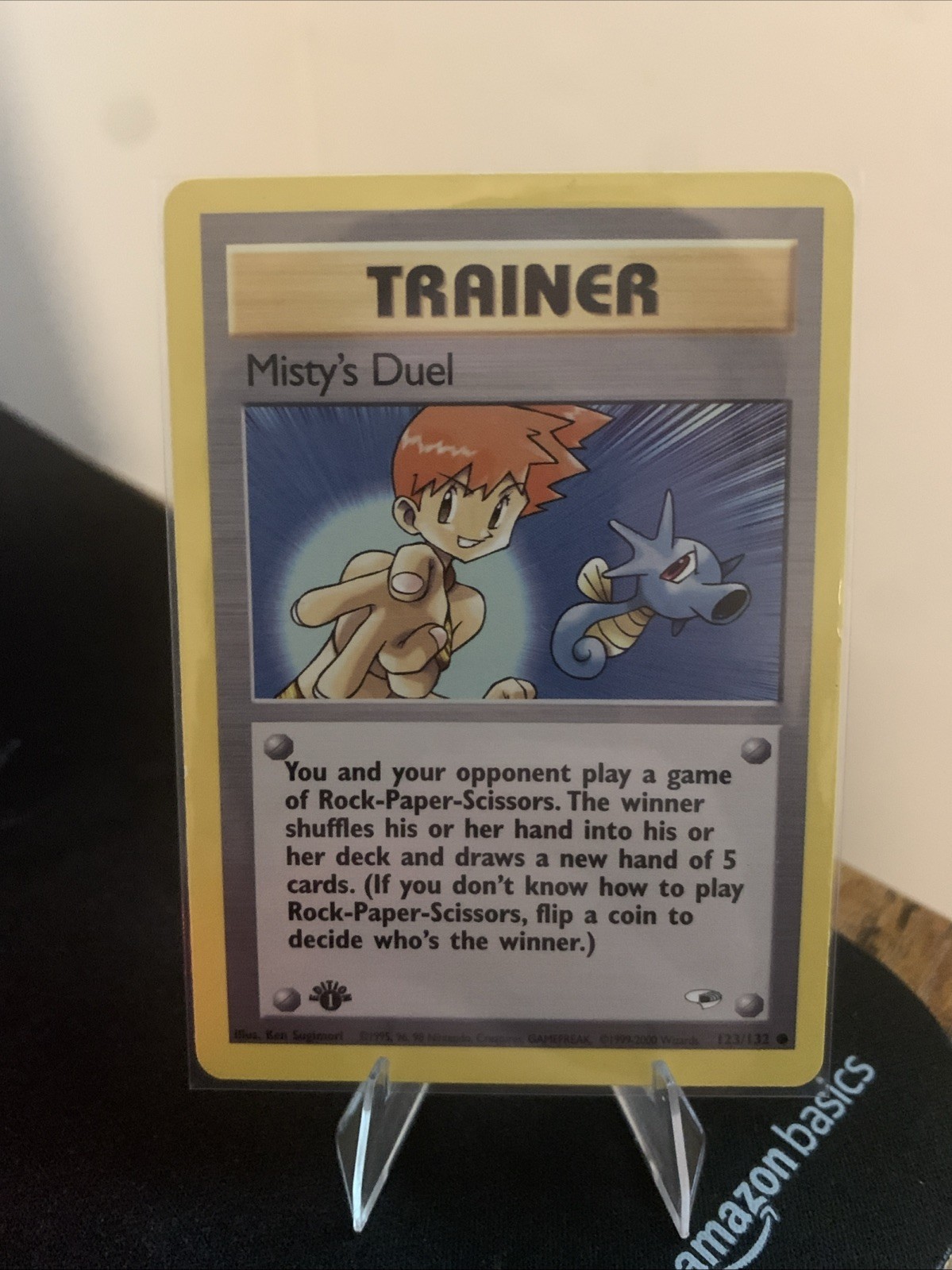 Pokemon TCG - Misty's Duel 123/132 Gym Heroes Regular 1st Edition - LP