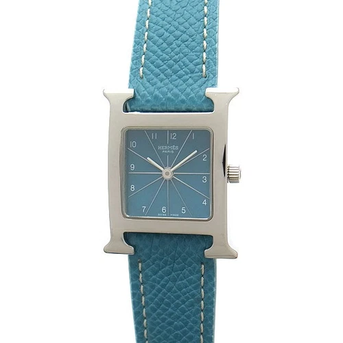 Orologio Hermès H PM HH1.210 Quarzo Blu 21mm x 30mm Orologio Latie's Usa dalppone