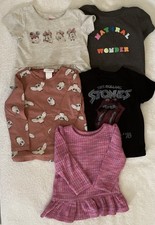 Lot of 5 Baby Girls Top-Size 18 Months-Assorted Colors  Brands
