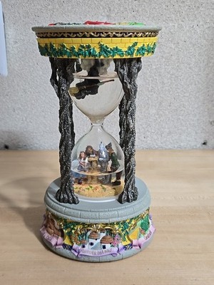 Disney Wizard of Oz Hourglass Snow Globe San Francisco Music Box Sankyo Tested