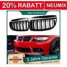 Nieren Grill GLANZ SCHWARZ Einzelsteg Kühlergrill für BMW 3er E90 E91 05-08 DE
